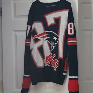 Patriots Gronk Oversized Sweater